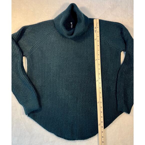 Kuhl Womens Sienna Teal Green Cowl Turtleneck Sweater Medium - Picture 7 of 8